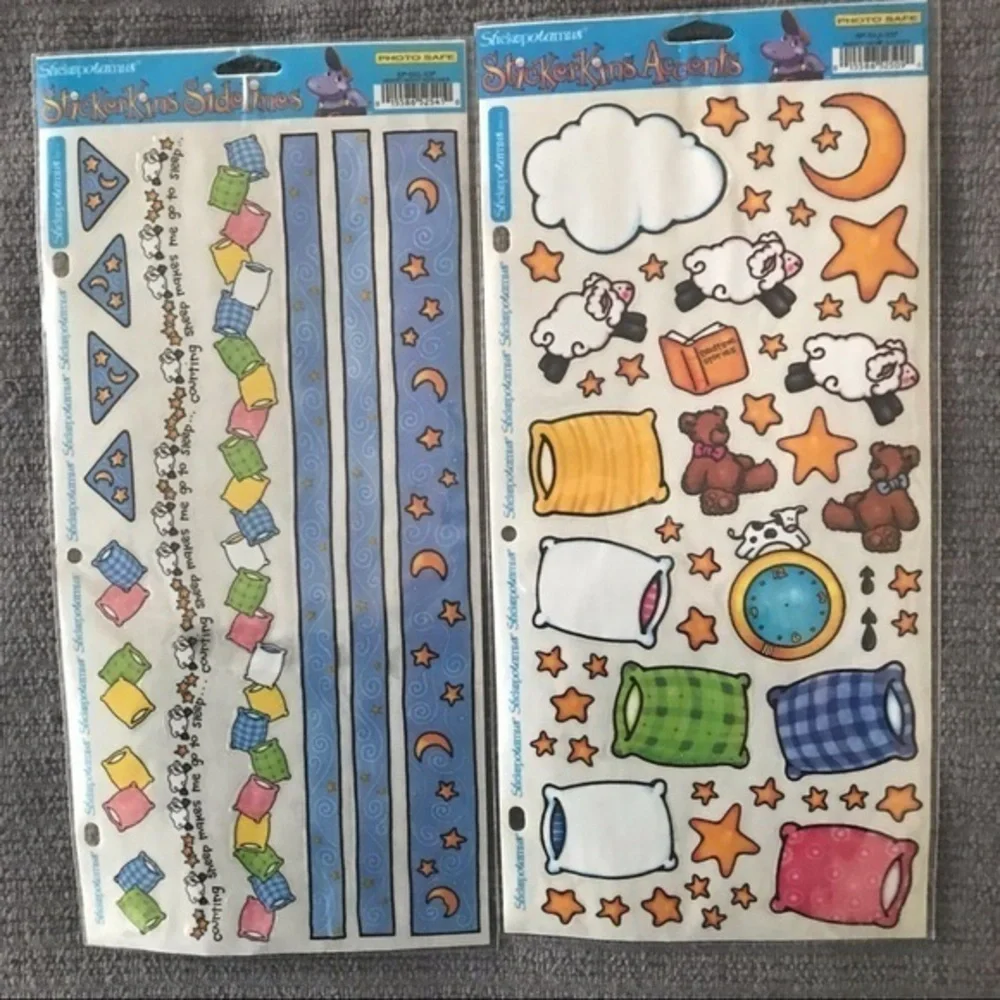 11 sheets of Scrapbook Stickers various brands Friends theme. NWOT